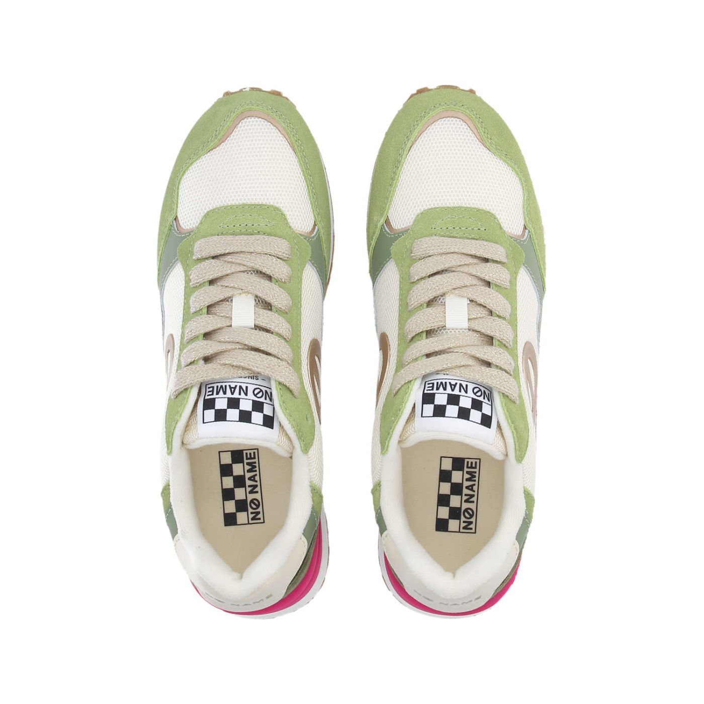 TOVA RUNNER W - SUEDE/MESH/NAPP - APPLE GREEN/OFF WHITE/SAGE GREEN